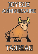 C&eacute;l&eacute;bration joyeuse pour un Taureau lumineux